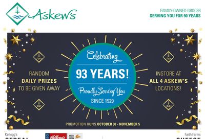 Askews Foods Flyer October 30 to November 5