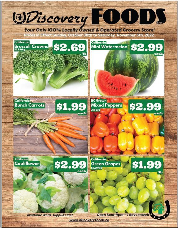 Discovery Foods Flyer October 30 to November 5