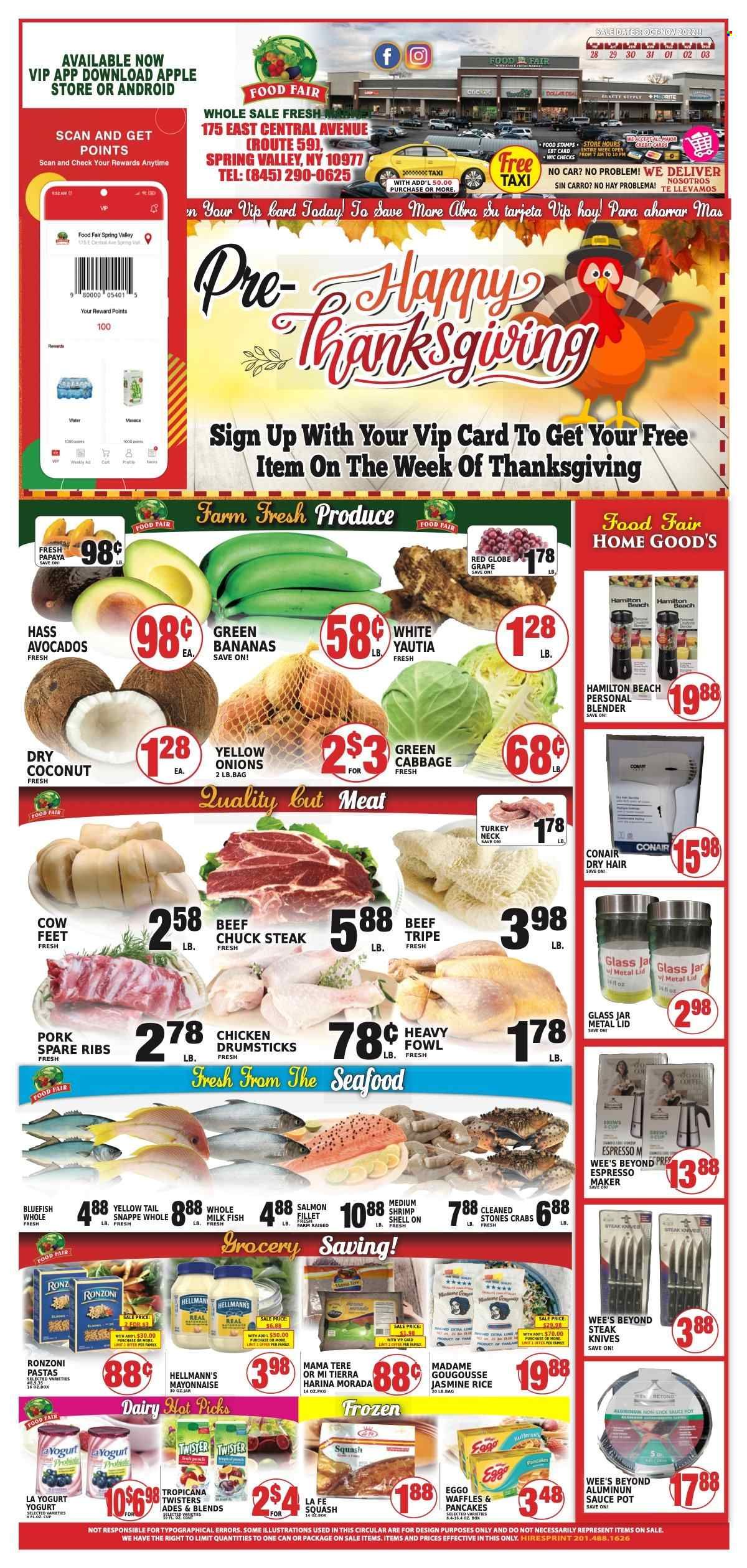 Food Fair Fresh Market (NY) Weekly Ad Flyer Specials October 28 to November 3, 2022