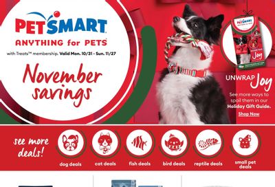 PetSmart Flyer October 31 to November 27