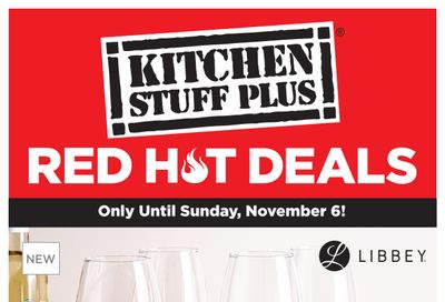 Kitchen Stuff Plus Red Hot Deals Flyer October 31 to November 6