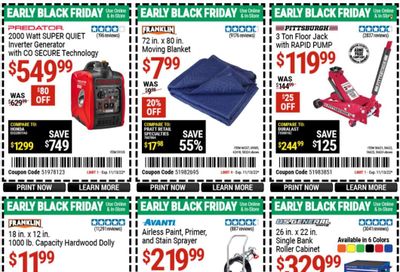 Harbor Freight Weekly Ad Flyer Specials October 31 to November 13, 2022