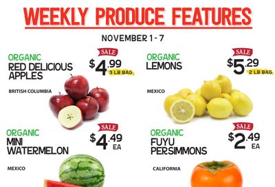 Pomme Natural Market Flyer November 1 to 7