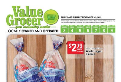 Value Grocer Flyer November 3 to 9