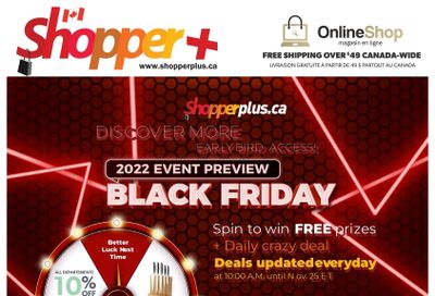 Shopper Plus Flyer November 1 to 8