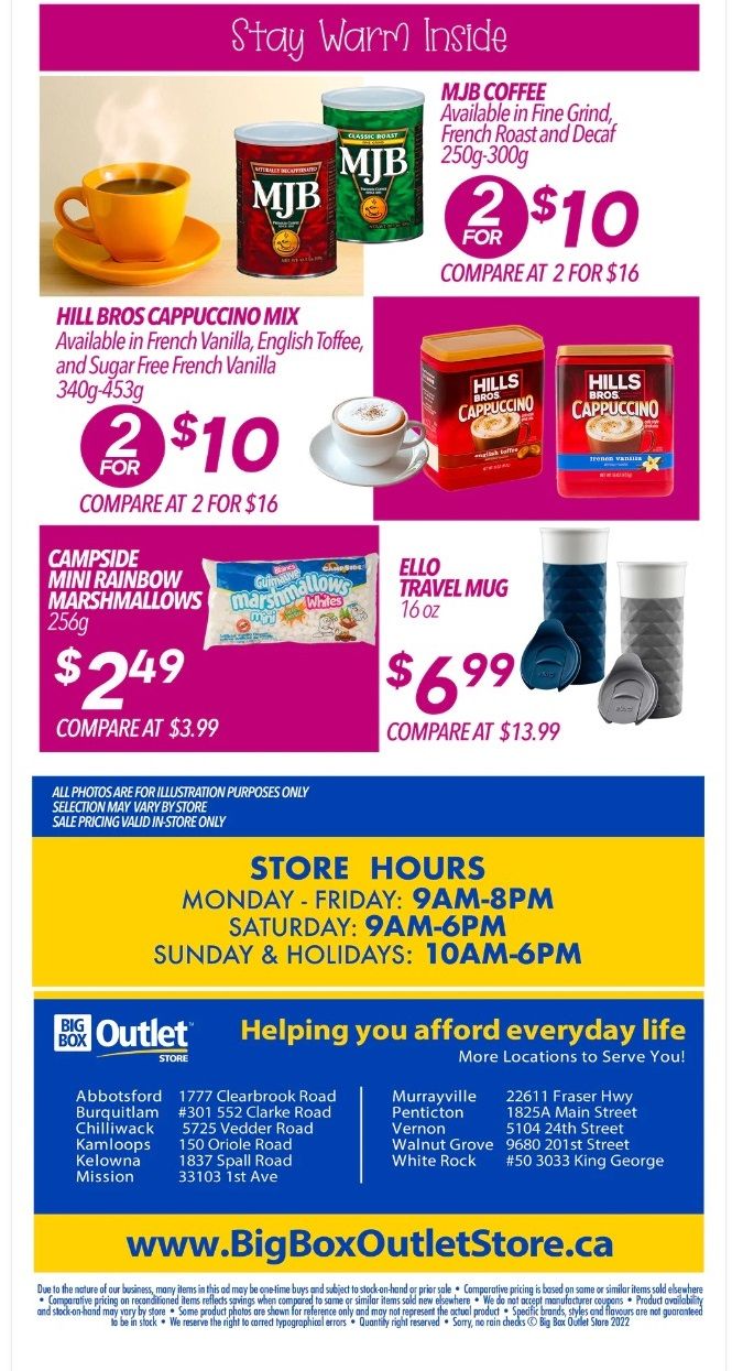 Big Box Outlet Store Flyer November 2 to 8