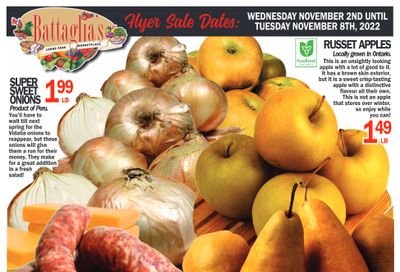 Battaglia's Marketplace Flyer November 2 to 8