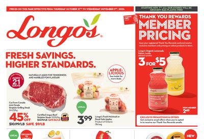 Longo's Flyer November 3 to 9