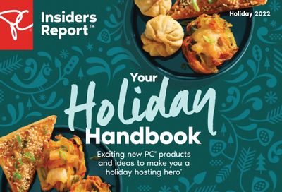 Real Canadian Superstore PC Insiders Holiday Handbook November 3 to January 4