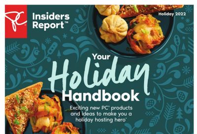 Zehrs PC Insiders Holiday Handbook November 3 to January 4