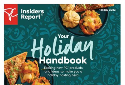 No Frills PC Insiders Holiday Handbook November 3 to January 4