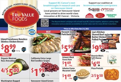 Tru Value Foods Flyer November 2 to 8