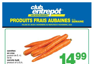 Wholesale Club (QC) Fresh Deals of the Week Flyer November 3 to 9