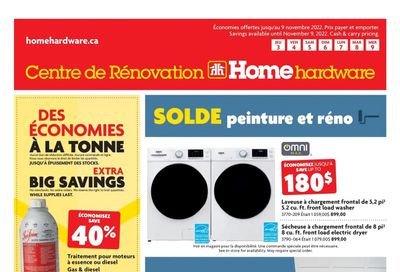 Home Hardware Building Centre (QC) Flyer November 3 to 9