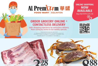 Al Premium Food Mart (Eglinton Ave.) Flyer November 3 to 9