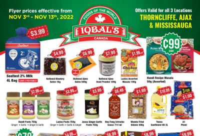Iqbal Foods Flyer November 3 to 13