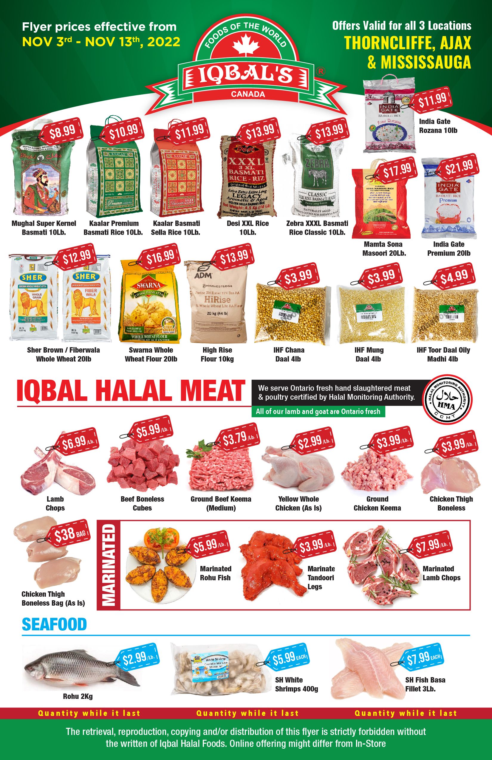 Iqbal Foods Flyer November 3 to 13
