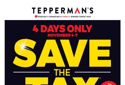 Tepperman's Flyer November 4 to 10