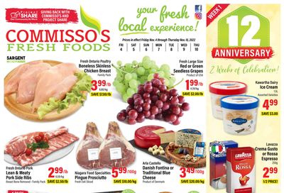 Commisso's Fresh Foods Flyer November 4 to 10