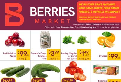 Berries Market Flyer November 3 to 9