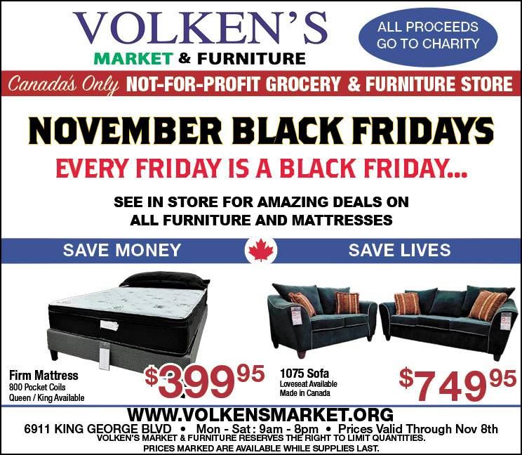 Volken's Market & Furniture Flyer November 2 to 8