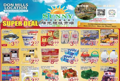 Sunny Foodmart (Don Mills) Flyer November 4 to 10