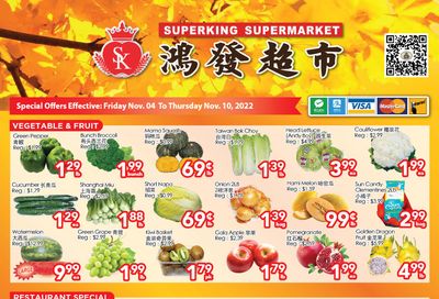 Superking Supermarket (North York) Flyer November 4 to 10