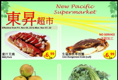 New Pacific Supermarket Flyer November 4 to 7
