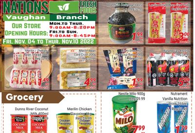 Nations Fresh Foods (Vaughan) Flyer November 4 to 10