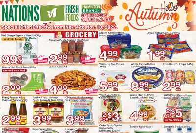 Nations Fresh Foods (Hamilton) Flyer November 4 to 10