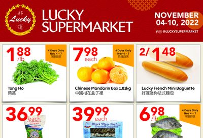 Lucky Supermarket (Edmonton) Flyer November 4 to 10