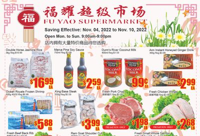 Fu Yao Supermarket Flyer November 4 to 10