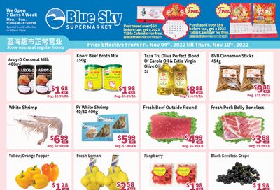 Blue Sky Supermarket (North York) Flyer November 4 to 10