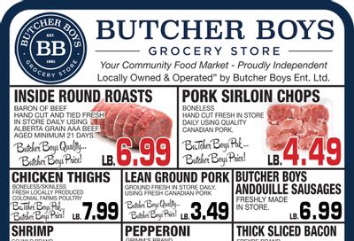 Butcher Boys Grocery Store Flyer November 4 to 10
