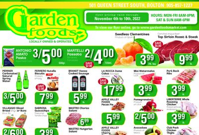 Garden Foods Flyer November 4 to 10