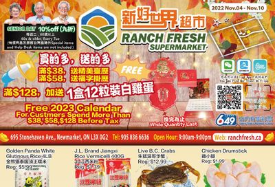Ranch Fresh Supermarket Flyer November 4 to 10