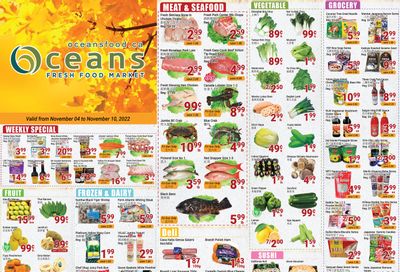 Oceans Fresh Food Market (Mississauga) Flyer November 4 to 10