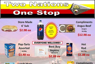 Two Nations One Stop Flyer November 4 to 10