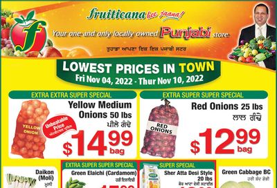 Fruiticana (Calgary) Flyer November 4 to 10