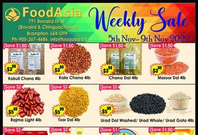 FoodAsia Flyer November 5 to 9
