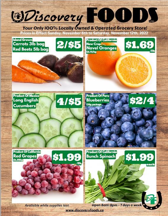 Discovery Foods Flyer November 6 to 12