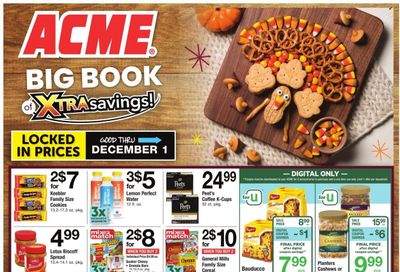 ACME (DE, NJ, NY, PA) Weekly Ad Flyer Specials November 4 to December 1, 2022