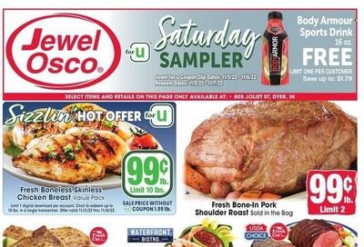 Jewel Osco (IN) Weekly Ad Flyer Specials November 2 to November 8, 2022