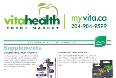 Vita Health Fresh Market Flyer April 17 to May 3