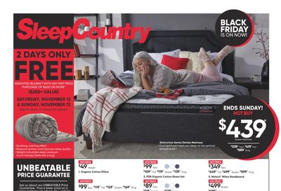Sleep Country Flyer November 7 to 13