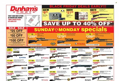 Dunham's Sports (AR) Weekly Ad Flyer Specials November 5 to November 10, 2022