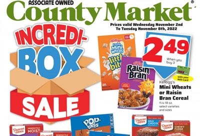 County Market (IL, IN, MO) Weekly Ad Flyer Specials November 2 to November 8, 2022