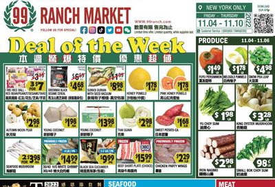 99 Ranch Market (15) Weekly Ad Flyer Specials November 4 to November 10, 2022