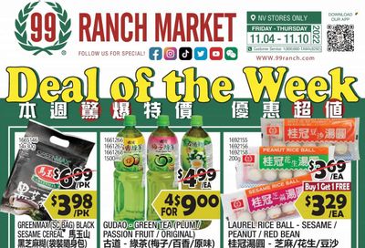 99 Ranch Market (NV) Weekly Ad Flyer Specials November 4 to November 10, 2022