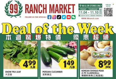 99 Ranch Market (OR) Weekly Ad Flyer Specials November 4 to November 10, 2022